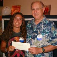 Caitlin Juliano - Beattie Memorial Scholarship for 2009 from  Penn State South Jersey Shore Alumni Chapter